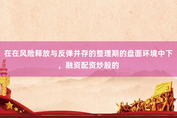 在在风险释放与反弹并存的整理期的盘面环境中下，融资配资炒股的