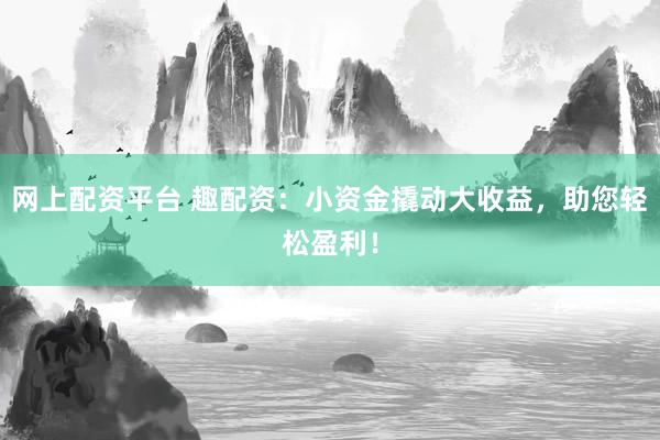 网上配资平台 趣配资：小资金撬动大收益，助您轻松盈利！